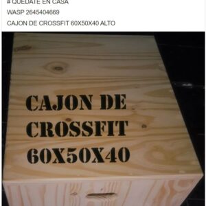 CAJON DE CROSSFIT
