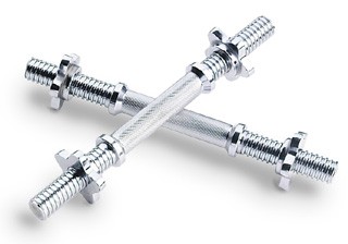 MANCUERNAS CROMADAS CON ROSCA ( EL PAR )