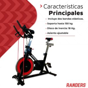 BICICLETA FIJA SPINING RANDERS 880 SP